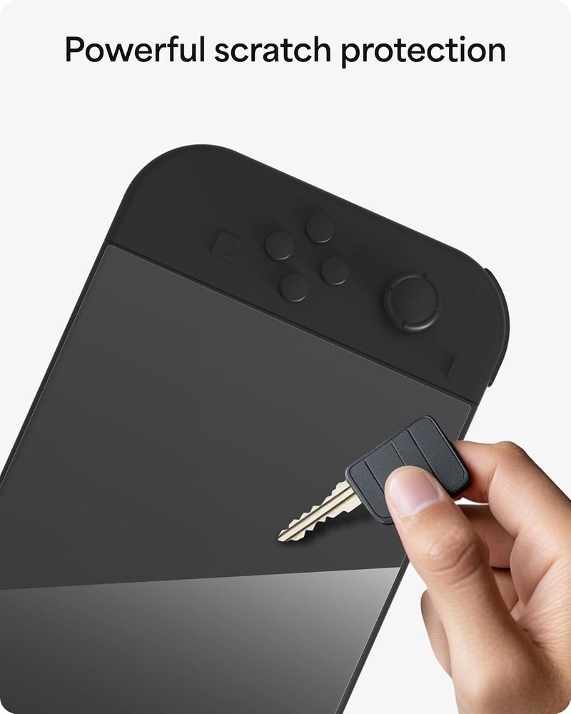 ZAGG Glass+ Nintendo Switch 2 Screen Protector – 3X Stronger Tempered Glass with Reinforced Edges, Scratch & Smudge Resistant, InvisibleShield, Easy Installation, Smooth Touch - Image 4
